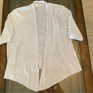 Eileen Fisher Linen Cardigan Light Blue size S